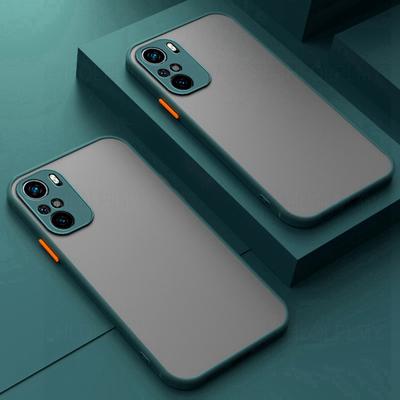 Bruņu triecienizturīgs matēts maciņš Xiaomi 13T 11T 14T Poco C65 F6 X5 X6 M4 M6 Pro 5G Redmi 14C A3 9C 13C Note 12 10 11 13 14 mīksts bufera aizsargapvalks