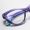 Transparent Purple Frame Cat Eye Nearsighted Glasses For Women Fashion Shortsighted Prescription Eyeglasse 0 -0.5 -0.75 To -6.0