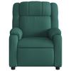 Electric Massage Chair Dark Green Fabric