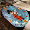 1PC Son Goku  Print Flannel Blanket, High Quality All Seasons, Home Decor, Warmth and Comfort, Perfect for Christmas Gifts
