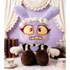 Purple Rabbit Plush Toy With Maid Outfit Stuffed Animal Doll Soft Cute Mascot For Kids Gift Room Decoration