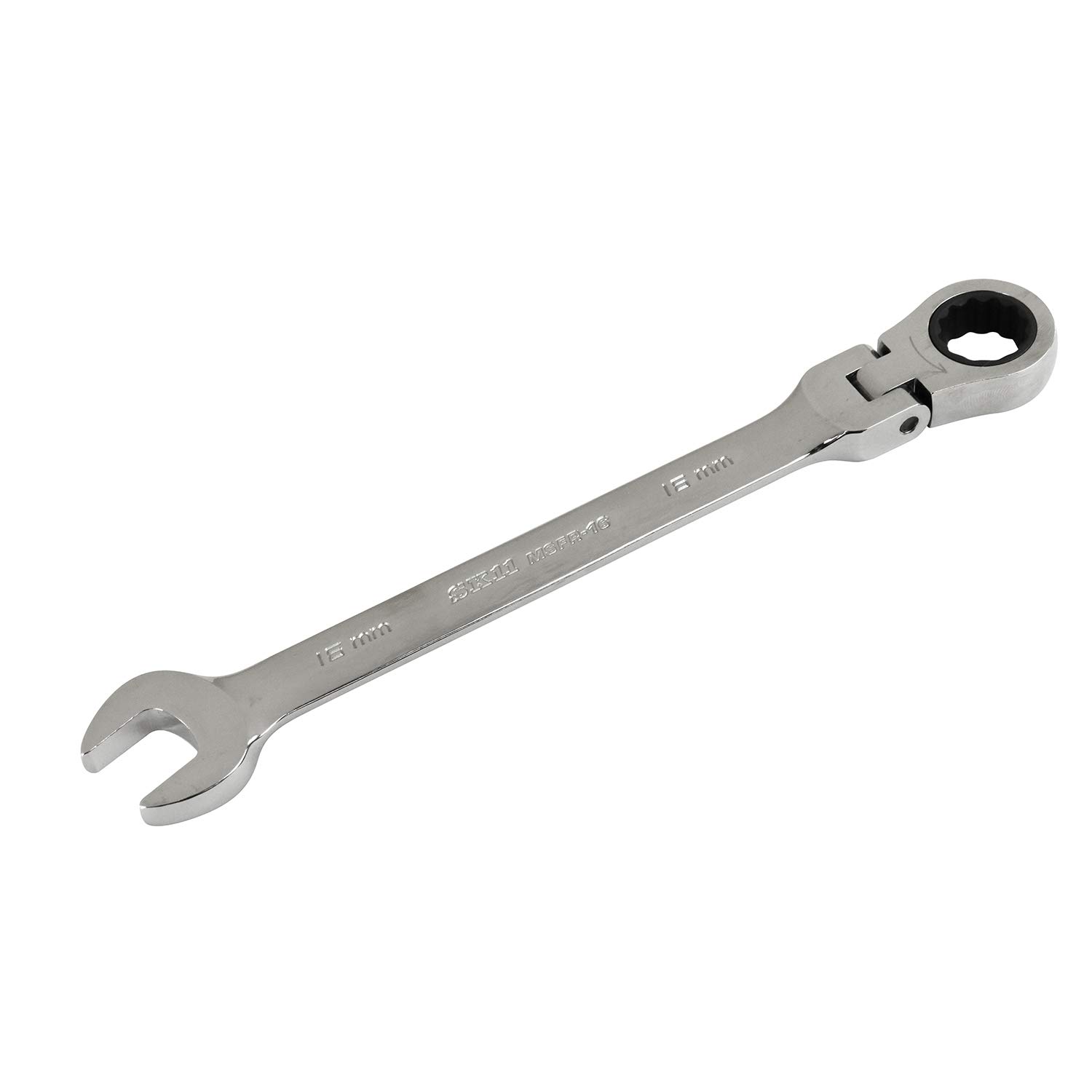 SK11 Geartech Flex Ratchet Swivel Head 16mm (SK11) Wrench, Type, MSFR-16