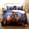 Novo Reino Para Adultos Meninos Solteiro Casal Queen King Size Capa de Cama Anime Conjunto de Cama Edredom Fronha