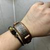Retro Totem Pattern Cowhide Leather Buckled Wristband Bracelet For Men Handmade Adjustable Bracelet Punk Accessories Couple Gift
