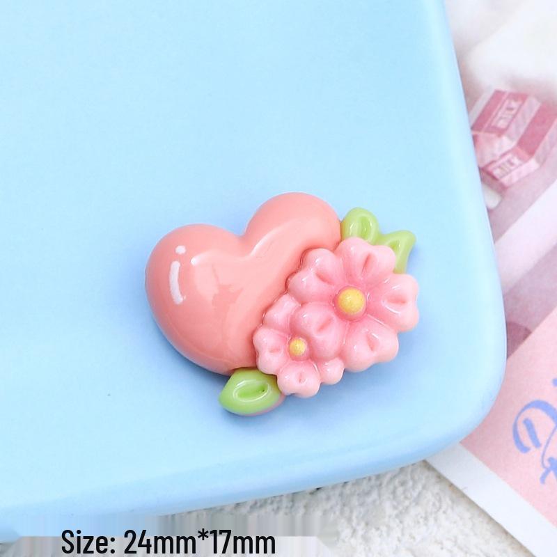 Handmade Resin Pig Hair Clip and Clog Decoration Set