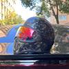 Vintage Full Helmet Cruise Motorcycle Helmet Men's Car Off-Road Carbon Fiber Small Helmet Women