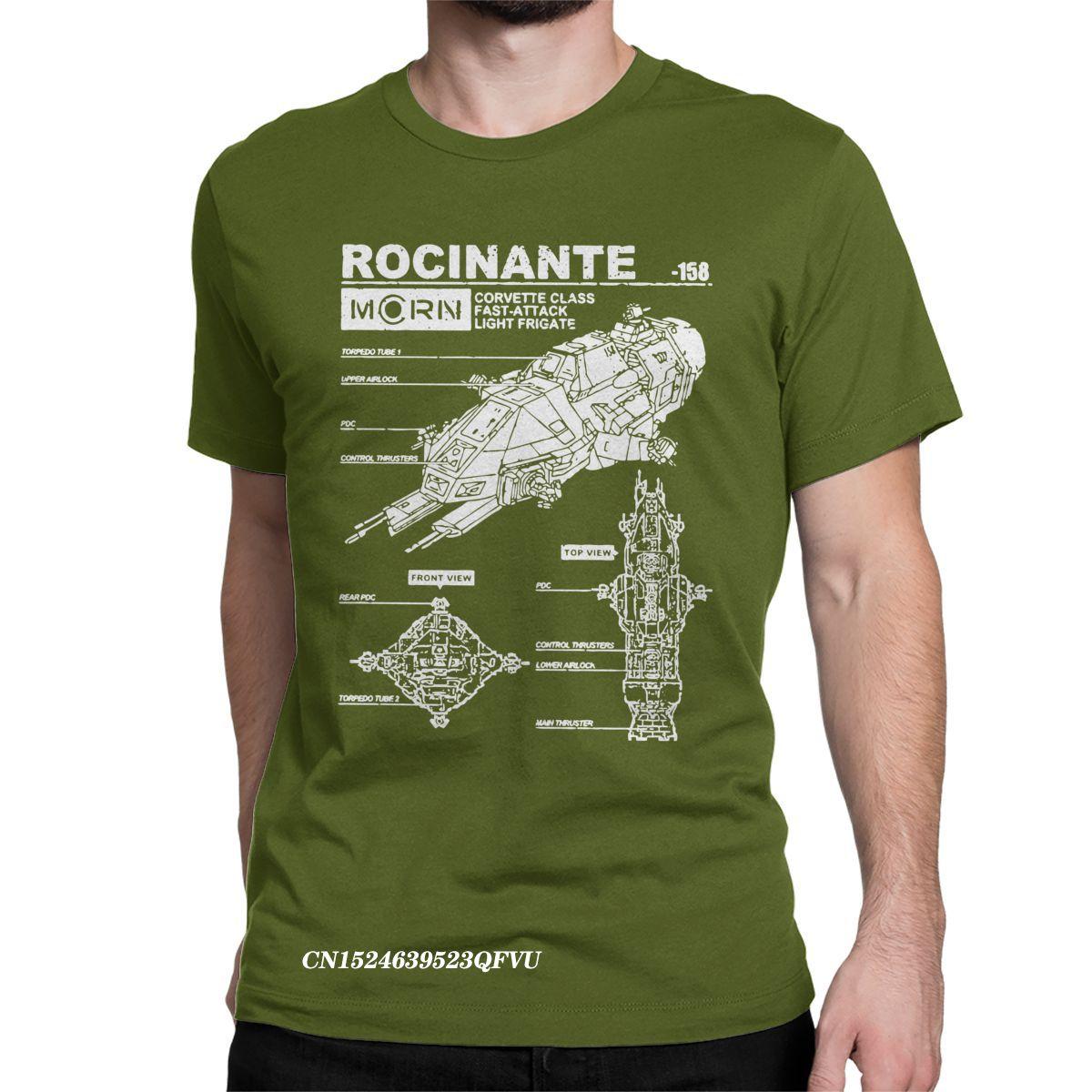 

Характеристики Росінанта The Expanse Чоловічі Топи Футболки Mcrn Модна Футболка Хараджуку Футболка Манга Чиста Бавовна Оригінальний Одяг S армія зелений колір