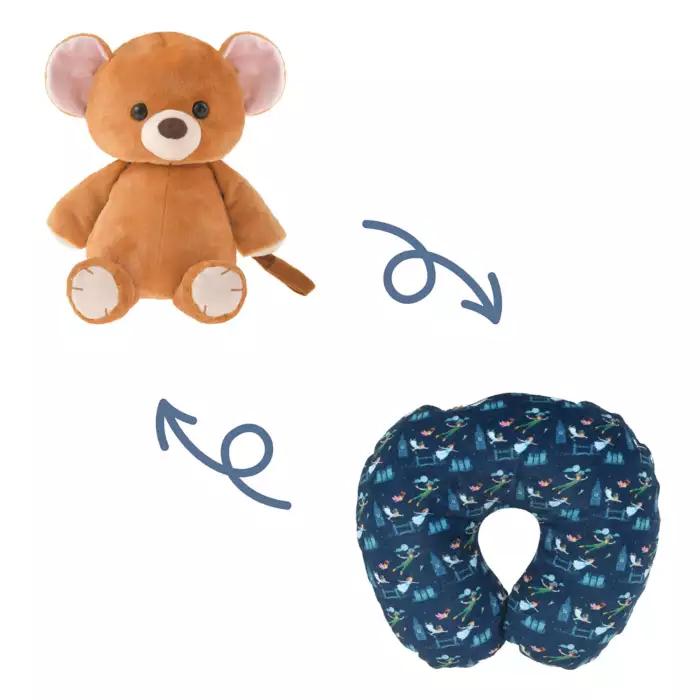 

Disney Peter Pan Neck Pillow 2WAY PETER PAN TRAVEL NEW Disney Store