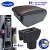 Car Storage Box Arm For Suzuki Splash Armrest Box Car Accessories Interior Details Retrofit Parts PU Leather Easy Installation