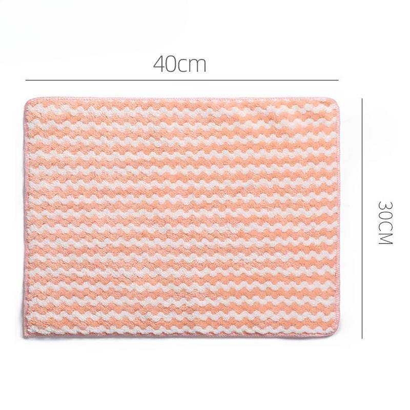 Wall-mounted Coral Velvet Hand Towels Cleaning ClothsDishclothsKitchen Cleaning Cloths Household Non-shedding Absorbent Wipes