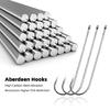 Fishing Hook Freshwater Saltwater Fishing Tackle Accessories Multiple Size Metal Hook for Trout Barbed Fishing Hook
