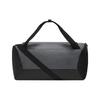 New Nike Brasilia Polyester One Shoulder Crossbody Portable Luggage Bag, Gym Bag Trumpets Unisex Black Gray DM3976-068