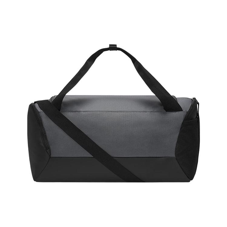 New Nike Brasilia Polyester One Shoulder Crossbody Portable Luggage Bag, Gym Bag Trumpets Unisex Black Gray DM3976-068