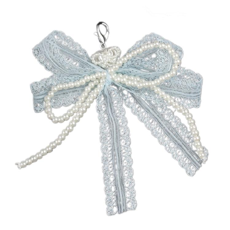 Lace Bowknot Shoe Jewelry for Sneakers Shoelaces Charm Detachable Shoe Clip with Faux Pearls Footwear Accessories