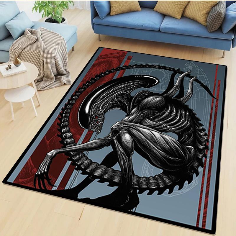 1PC Alien Rug - Home carpet Office Decorative Carpet For Living Room Bedroom Door Mat Floor Rug Computer Chair Area Rug