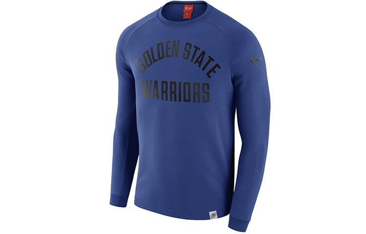 Nike Sweatshirts Men s Blue Crew Neck Moderate Regular 860714-495 M