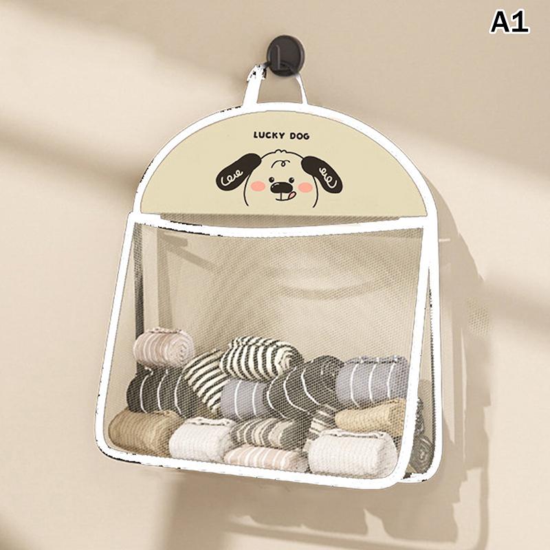 Сетчатая сумка для хранения 1/2/3 слоя, Экономия места, Сумка для хранения нижнего белья и носков, Дышащий органайзер для шкафа с вешалкой для одежды