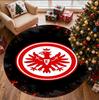 Eintracht Frankfurt Muster Runder Teppich, Innen-/Außenmatte, für Picknick, Spielzimmer, Schlafzimmer, Büro, Wohnzimmer, Heimdeko Teppich, Geburtstagsgeschenk
