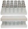 Set of 24 Spice Jars 120ml + 68 Labels for Spice Jars