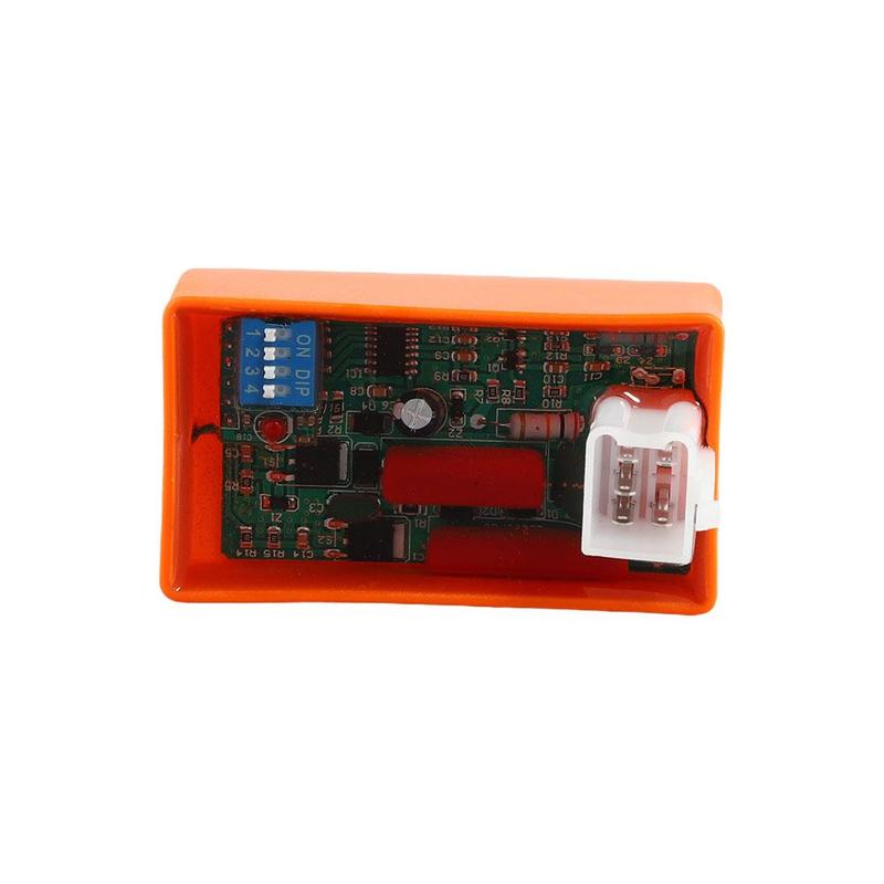 Programmable CDI For Motorcycle Lgnition 5 Pin DC CDI Racing Box DIP Switch For ACTIVE WAVE 110 TC100 ATV 150 Dirt Bike Go Kart