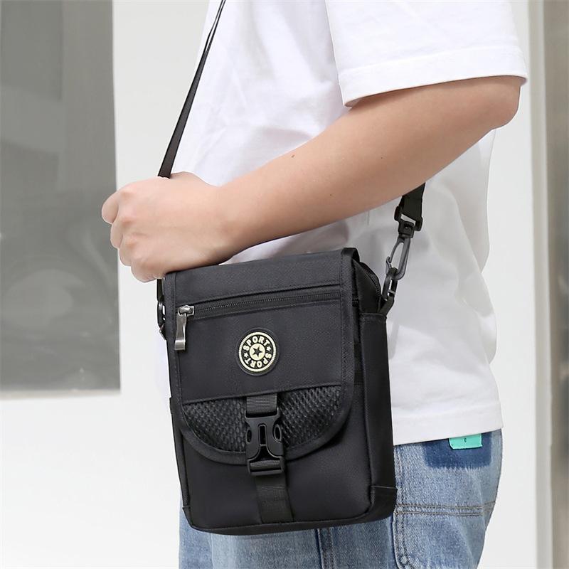 

Мужская сумка, модные маленькие холщовые повседневные сумки, мужские сумки-мессенджеры через плечо для мужчин, кошельки и сумки чёрный