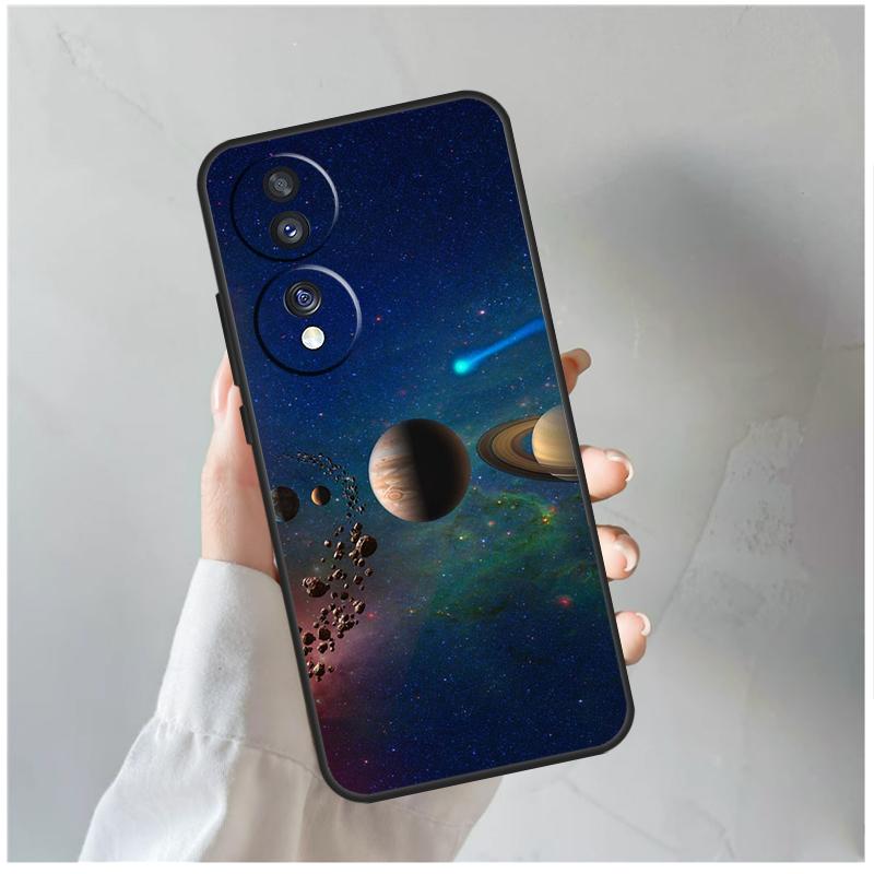 Space Solar System Planets Universe Funda For Honor Magic 6 Lite 5 Pro 50 70 90 Honor X8a X8b X6 X7 X8 X9 X6a X7a X9a X9b Case