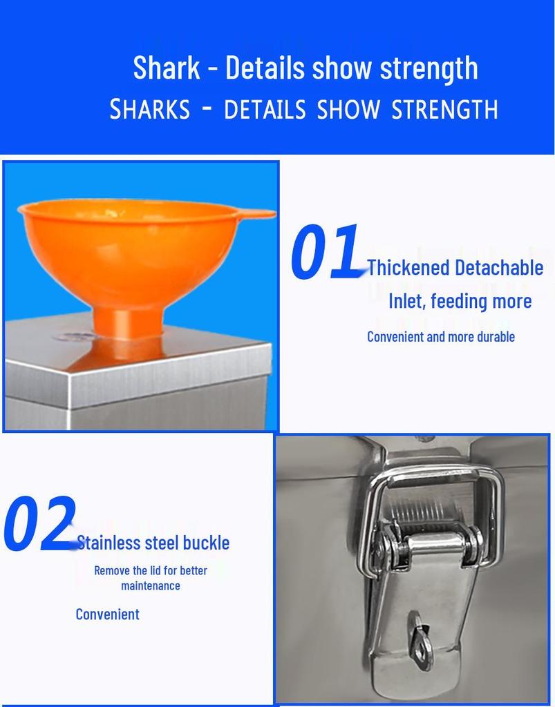 Shark Electric Garlic Peeling Machine - Automatic Small Commercial Model