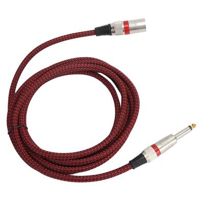 JORINDO XLR To 14 Inch 6.35mm Male Cable Balanced Signal Interconnect Microphone CordJD6012