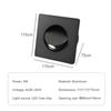 Embedded LED Wall Lamp, 360 Degree Rotation, Adjustable Angle, Hidden Recessed, Bedside Light, Folding Switch, Aisle Stair Sconc