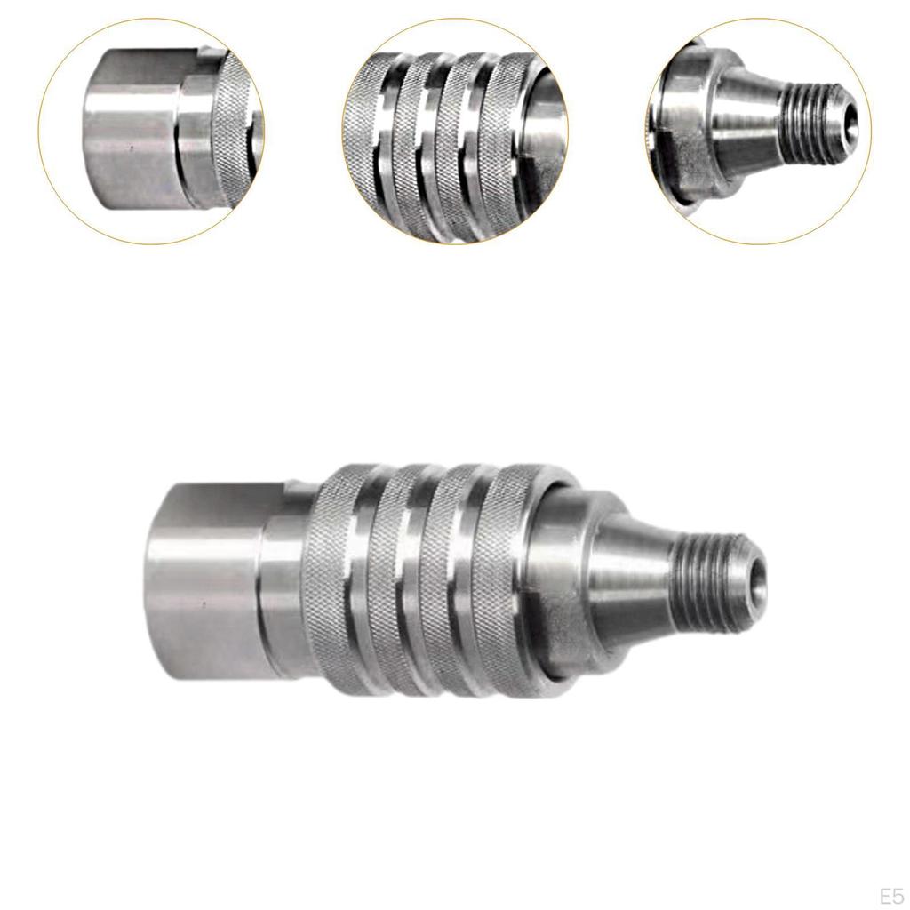 Water Drill Connector Quick Release Tool Head Adapter for Desktop Rig