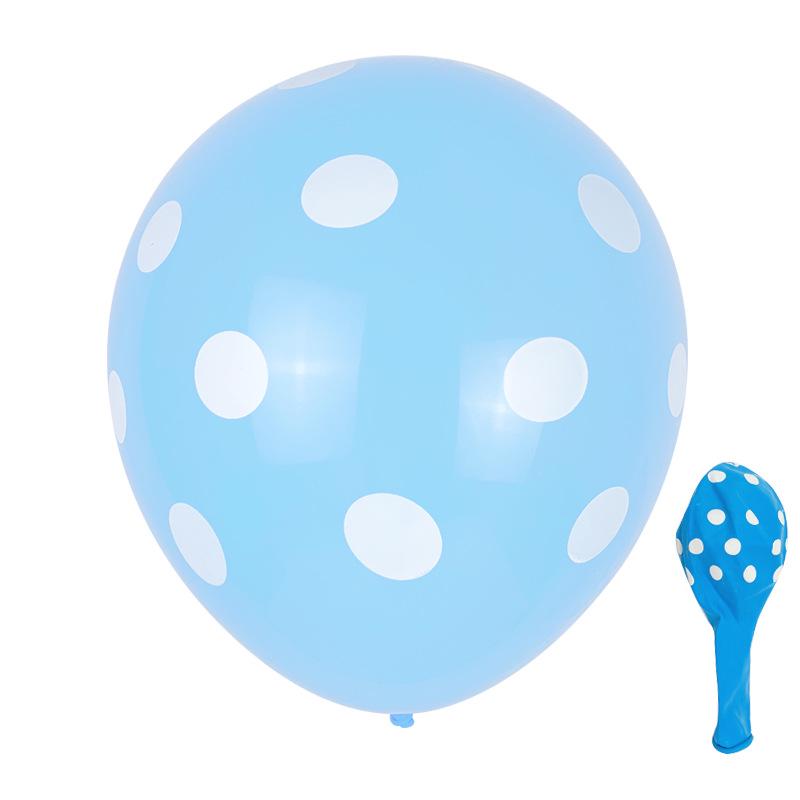 12-Inch Polka Dot Latex Balloons for Birthday, Wedding & Celebration