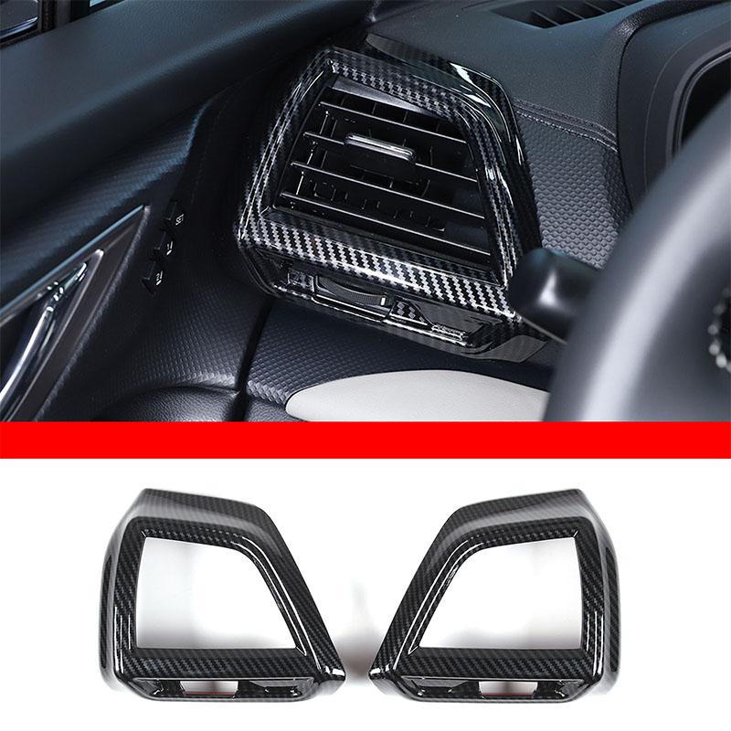 ABS Carbon Fiber For Subaru Forester -2024 Interior Kit Car Dashboard Console Gear Shift Panel Cover Trim Car Accessories