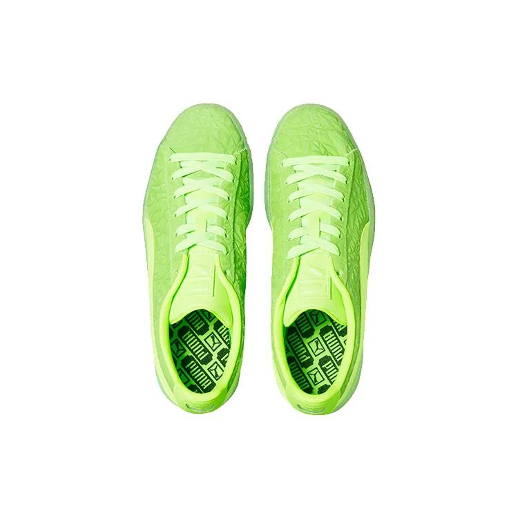 Puma Suede Triplex Mono 'Quake - Green Glare' (Unisex) Green Glare / Green Flash / Irish Green Skate Shoes 384164 02