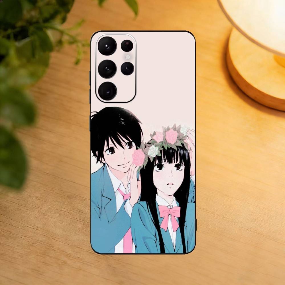 K-Kimi Ni Todoke S-Sawako Phone Case For Samsung S25,24,23,22,30,21,10,9,Ultra,Plus,Lite Soft Black Case