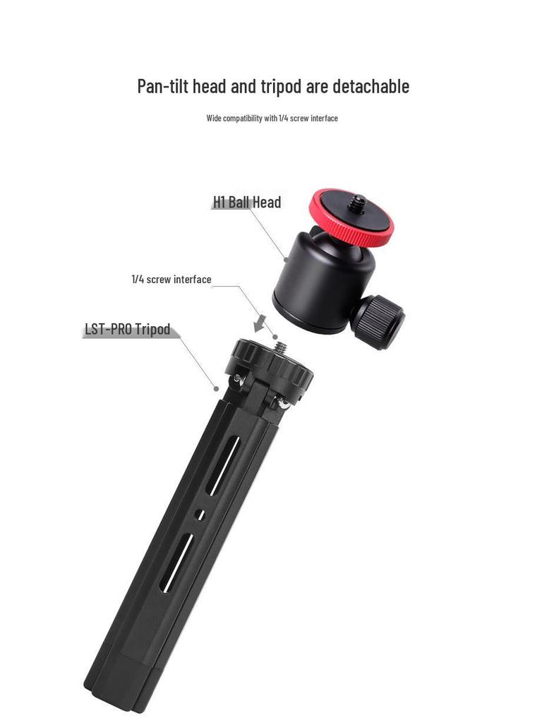 Aluminum Alloy Projector Stabilizer Tripod with Four-Speed Fan Adjustment for Live Broadcasts