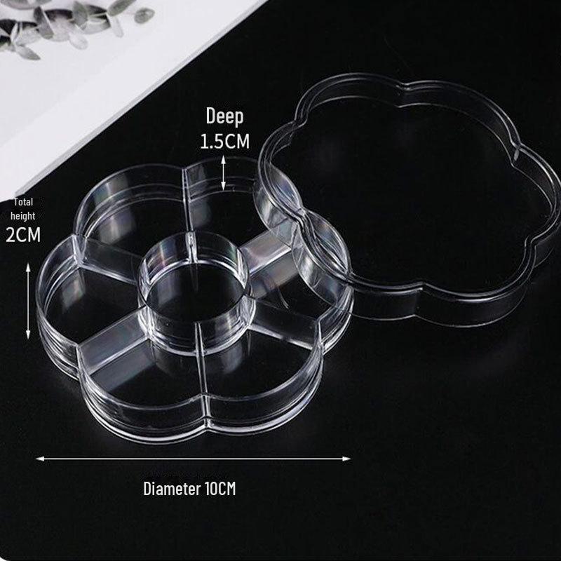 Transparent Rice Beads Storage Box for DIY Accessories and Handmade Jewelry Parts