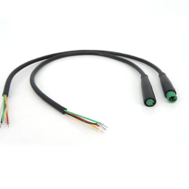 M6 2 3 4 5 Pin Core Julet Electric Butt Cable Plug Male Female Connector Scooter Brake Waterproof 6mm Signal Sensor Cord