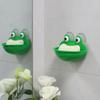 Hengende Hylle Dreneringsbrett Holder Frosk Såpeholder Tegneserie Sugekopp Såpeskål Dreneringsstativ Oppbevaringsboks