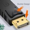 4K DisplayPort To HDMI-compatible Adapter Connector DP Male To HDTV Female Converter Vidio Audio Switcher Cable for PC TV Laptop