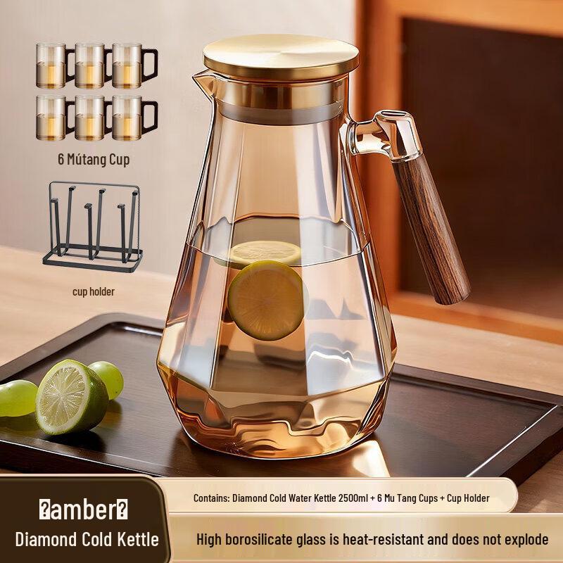 Qi Wei Heat-Resistant Glass Pitcher