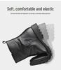 Men's Winter Casual Mid-High Martin Boots: Soft Leather, Comfortable, Fashionable, Side Zipper, Plus Velvet.