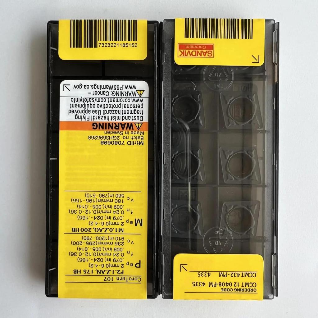 Original Sandvik / CCMT120408-PM 4335 /Hartmetallklingen 10Stück