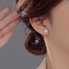 Banyan Tree S925 Silver Chinese Agate Earrings – Retro, Elegant, and Simple Design for Women