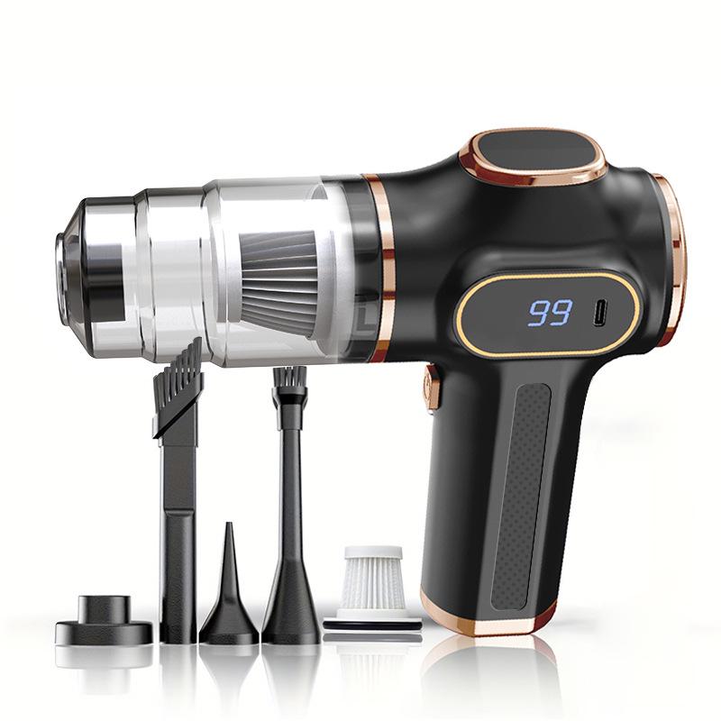 

Portable Wireless Car Vacuum Cleaner with Battery Display and High Suction, Handheld Duster & Blower for Household Use