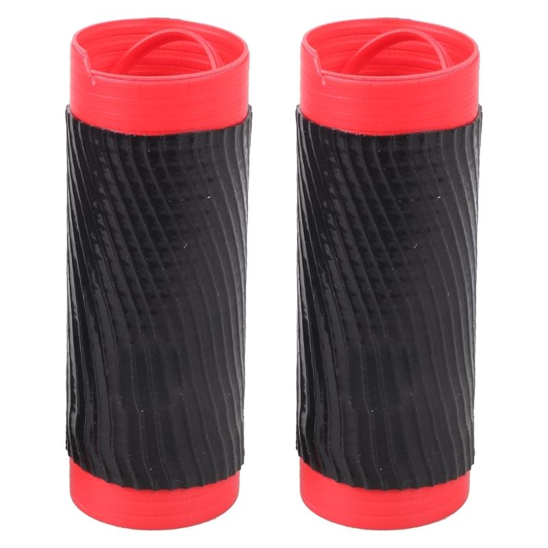 

Pack of 2 Silicone Motorcycle Handlebar Covers Slip Resistant Universal Fit Handlebar Grips Vibration Dampening for Ride