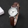 Women Watch Simple Leather Band Analog Quartz Wristwatch for Ladies Clock