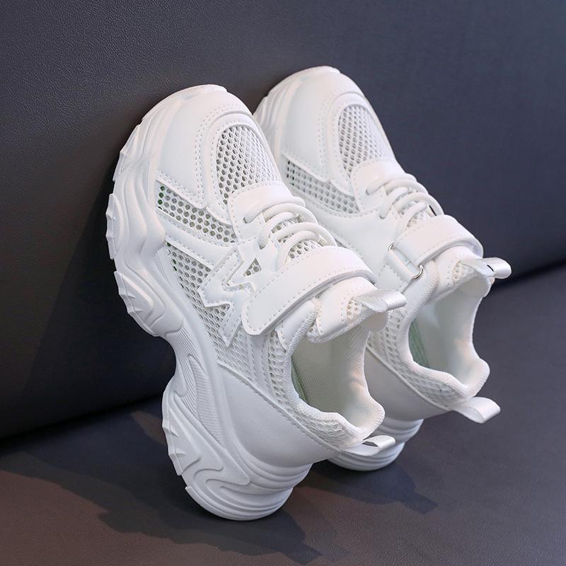 Kids' Sport Shoes 2026: Versatile White Mesh for Boys and Girls - Ideal for Spring and Summer