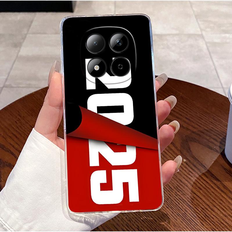 

Стильный серебристый чехол с узором для Xiaomi Redmi Note 15 Pro 4G, прозрачный силиконовый TPU, противоударный, мягкий Redmi Note 15 Pro 4G
