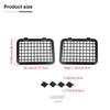 Car Rear Window Glass Armor Fences Vent Protective Frames Shelf  For Suzuki Jimny 2019 Up Car Accessorise ( Aluminum Alloy )