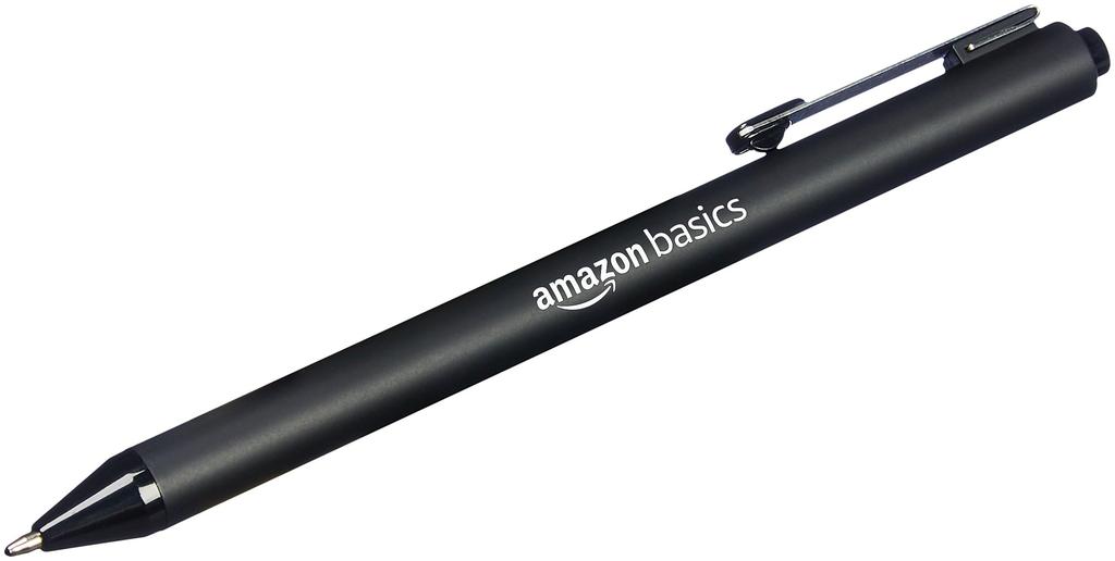 Amazon Basics Ballpoint Black Pens, 1.2mm, 12-Pack,
